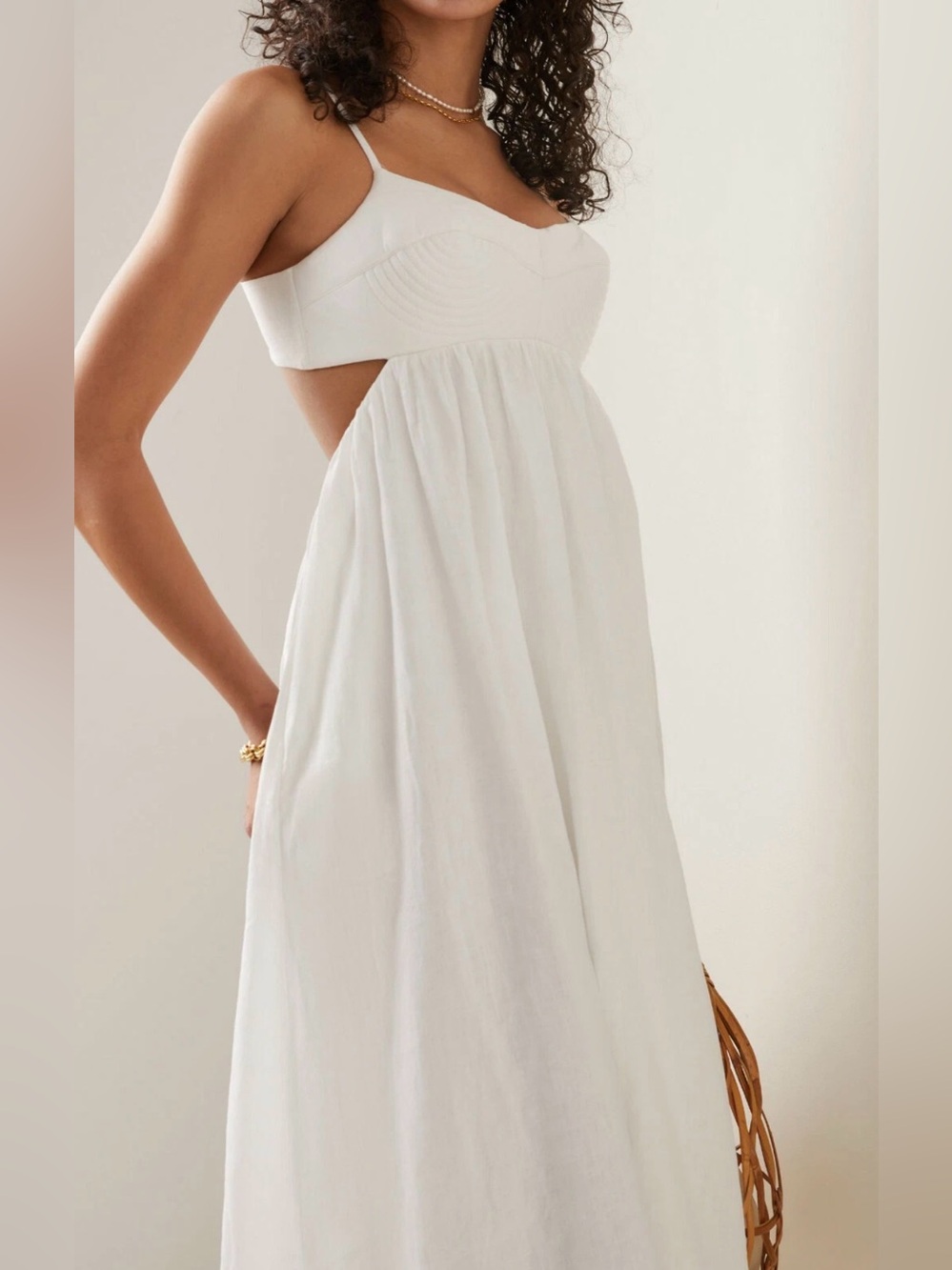 Zimmermann Rosa Bralette midi dress size 0 - Picture 7 of 17